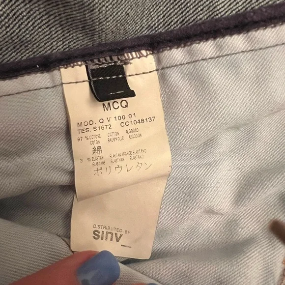 Alexander McQueen denim dress. - Picture 5 of 9